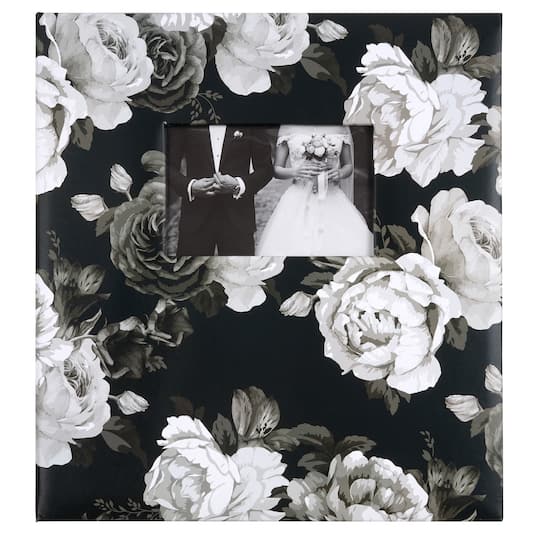 Black & White Floral Photo Album by Recollections®